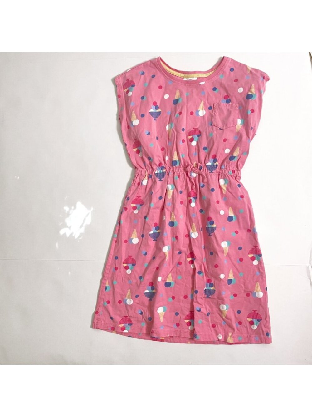 Hanna Andersson Pink Ice Cream Dress, Size 14/16